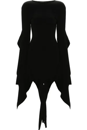 MUGLER Asymmetric mini dress