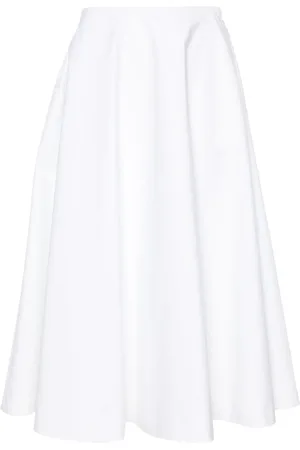VALENTINO GARAVANI Poplin midi skirt