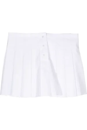 We11 Done Pleated cotton skirt