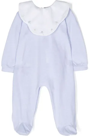 LA STUPENDERIA Motif-embroidered cotton pyjamas