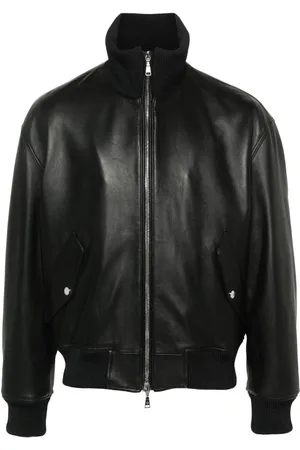 TAGLIATORE Leather bomber jacket