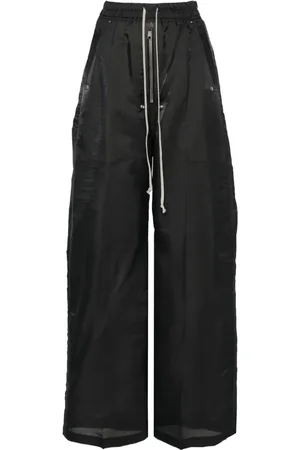 Rick Owens Pressed-crease trousers