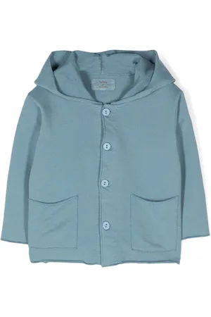 TEDDY & MINOU Hooded cotton cardigan