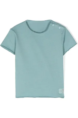 TEDDY & MINOU Logo-patch cotton T-shirt