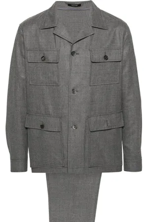 TAGLIATORE Virgin-wool-blend suit