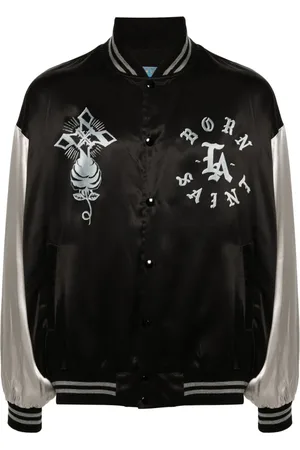 SAINT MXXXXXX Satin bomber jacket