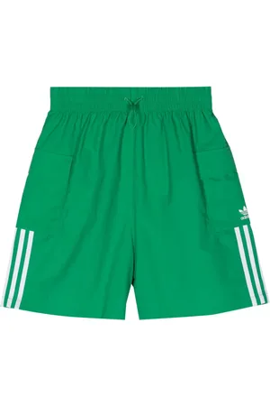 adidas 3 stripes cargo track shorts