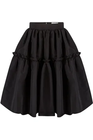 Nina Ricci A-line midi taffeta skirt