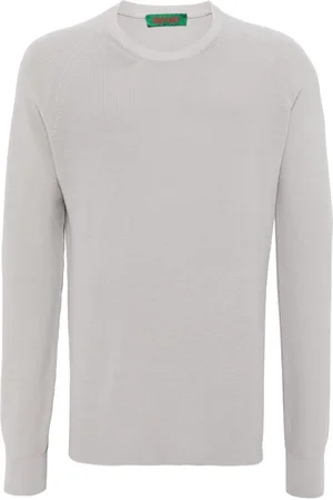 CASEY CASEY Rib-stitch crepe-cotton jumper