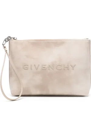 Givenchy Logo-print canvas clutch bag
