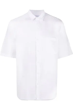 Sunspel Short-sleeved linen shirt