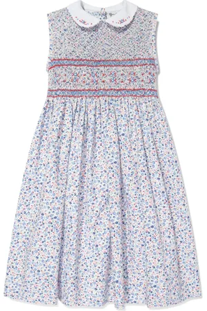 Sarah Louise Floral-print sleeveless dress