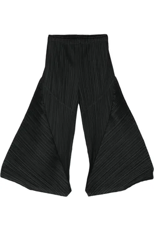 PLEATS PLEASE ISSEY MIYAKE Plissé cropped trousers