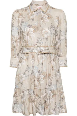 MC2 SAINT BARTH Hermione linen mini dress