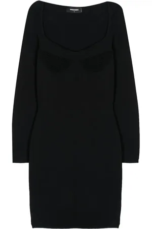 Dsquared2 Knitted crepe mini dress