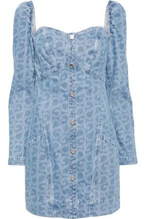 STINE GOYA Kitty denim minidress