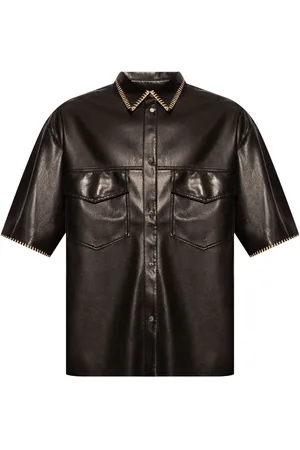 Nanushka Mance whipstitch-detail shirt
