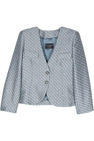 Emporio Armani Patterned-jacquard blazer