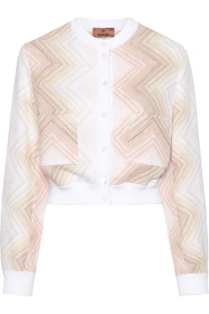 Missoni Contrast zigzag knitted cardigan