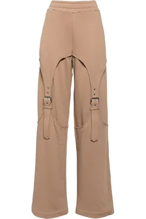 BLUMARINE Guêpière cotton track pants