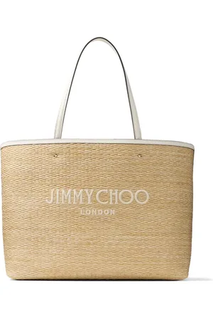 Jimmy Choo Marli raffia tote bag