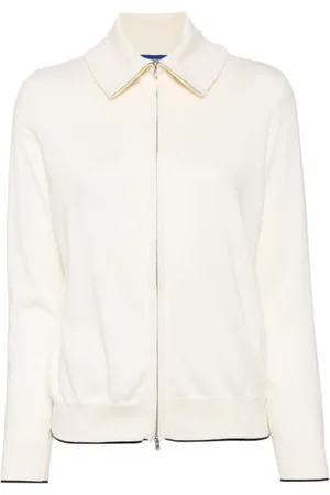 N.PEAL Zip-up knitted cardigan