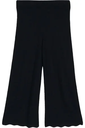 N.PEAL Wave stitch trousers