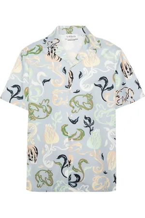 Lanvin Abstract-print cotton shrit
