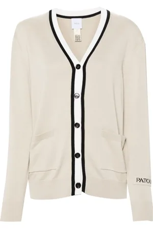 Patou Contrasting-trim cardigan