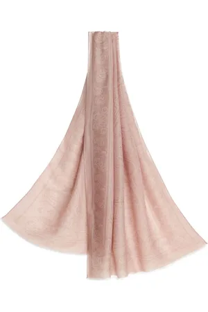 Etro Paisley-jacquard frayed scarf