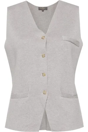 N.PEAL Mila V-neck waistcoat