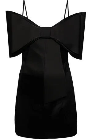 Mach & Mach Le Cadeau organza mini dress