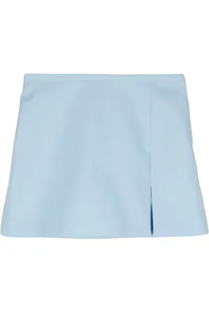 Mach & Mach Slit detail knitted miniskirt