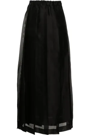 Fabiana Filippi Pleat organza skirt