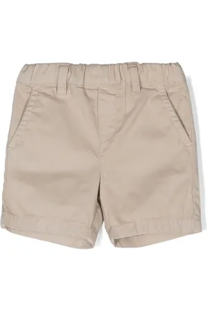 Emporio Armani Elasticated-waistband cotton shorts