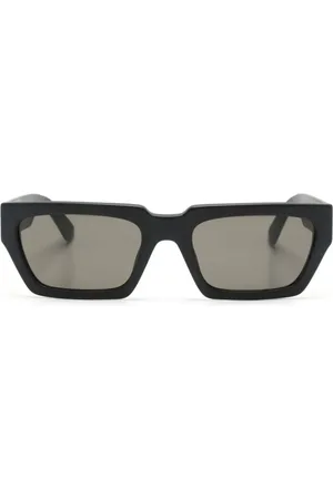 Moschino Matte rectangle-frame sunglasses