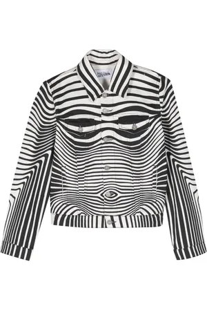 Jean Paul Gaultier Morphing Digital-print denim jacket