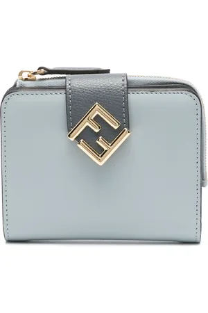 Fendi FF Diamonds leather wallet