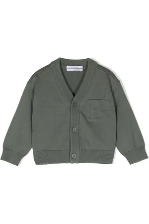 Emporio Armani V-neck cropped cardigan