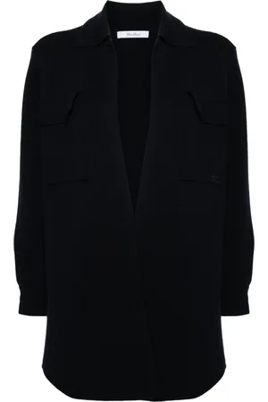 Max Mara Waffle-knit virgin wool cardigan