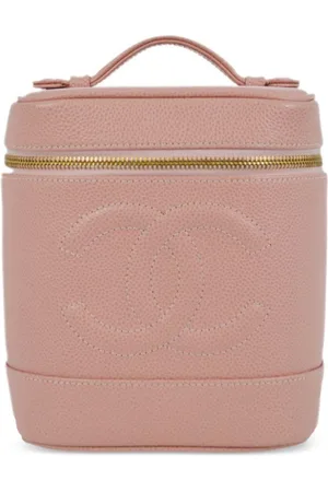 CHANEL 2002 CC stitch Vanity handbag