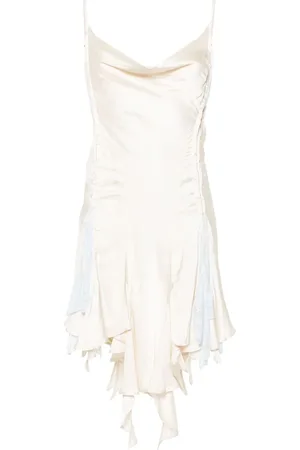 Y / PROJECT Satin-finish mini dress