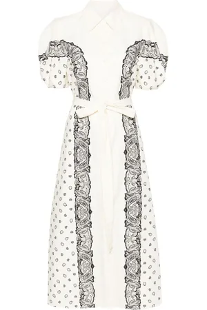 Chloé Bandana-print midi shirt dress