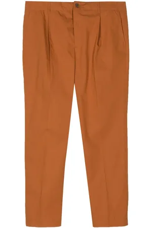 Maison Kitsuné Pleat-detail tapered trousers