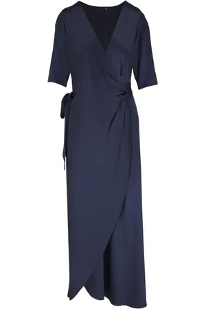 PETER COHEN V-neck silk dress