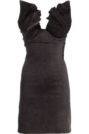 Y / PROJECT Denim mini dress