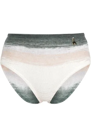 Patrizia Pepe Striped knitted briefs