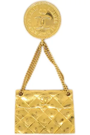 CHANEL 1990 Classic Flap Bag brooch