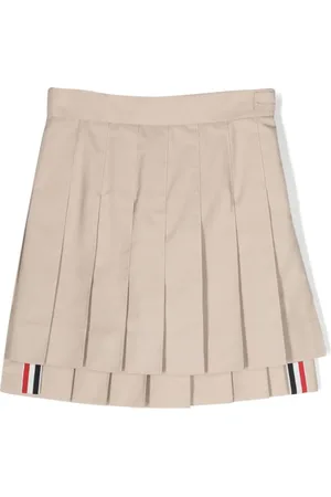 Thom Browne Typewriter Cloth pleated miniskirt