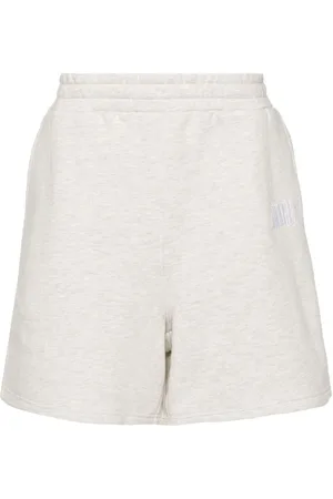 AWAKE NY Embroidered-logo cotton track shorts